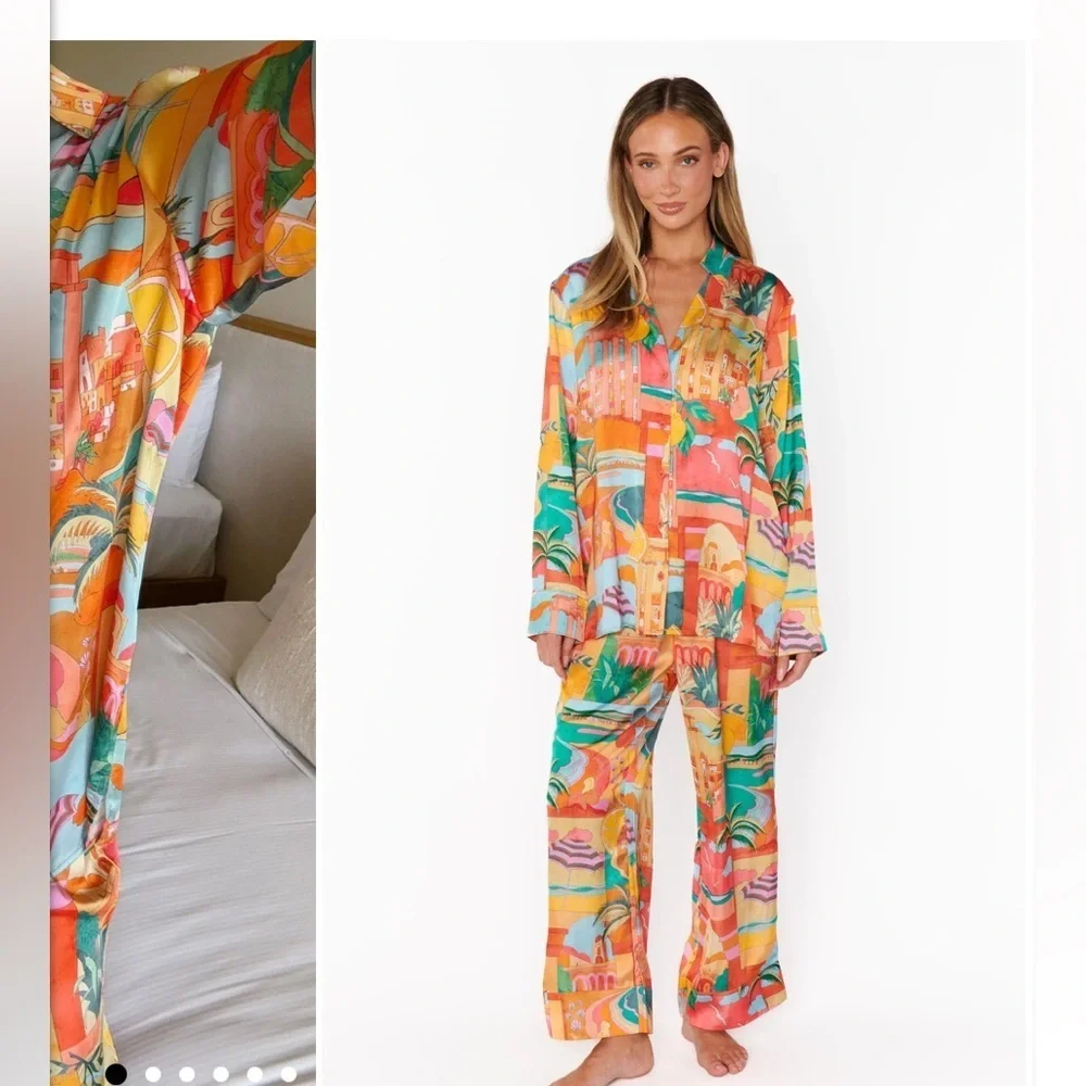 Show Me your MuMu Early Night PJ Set NWOT - Picture 4 of 11